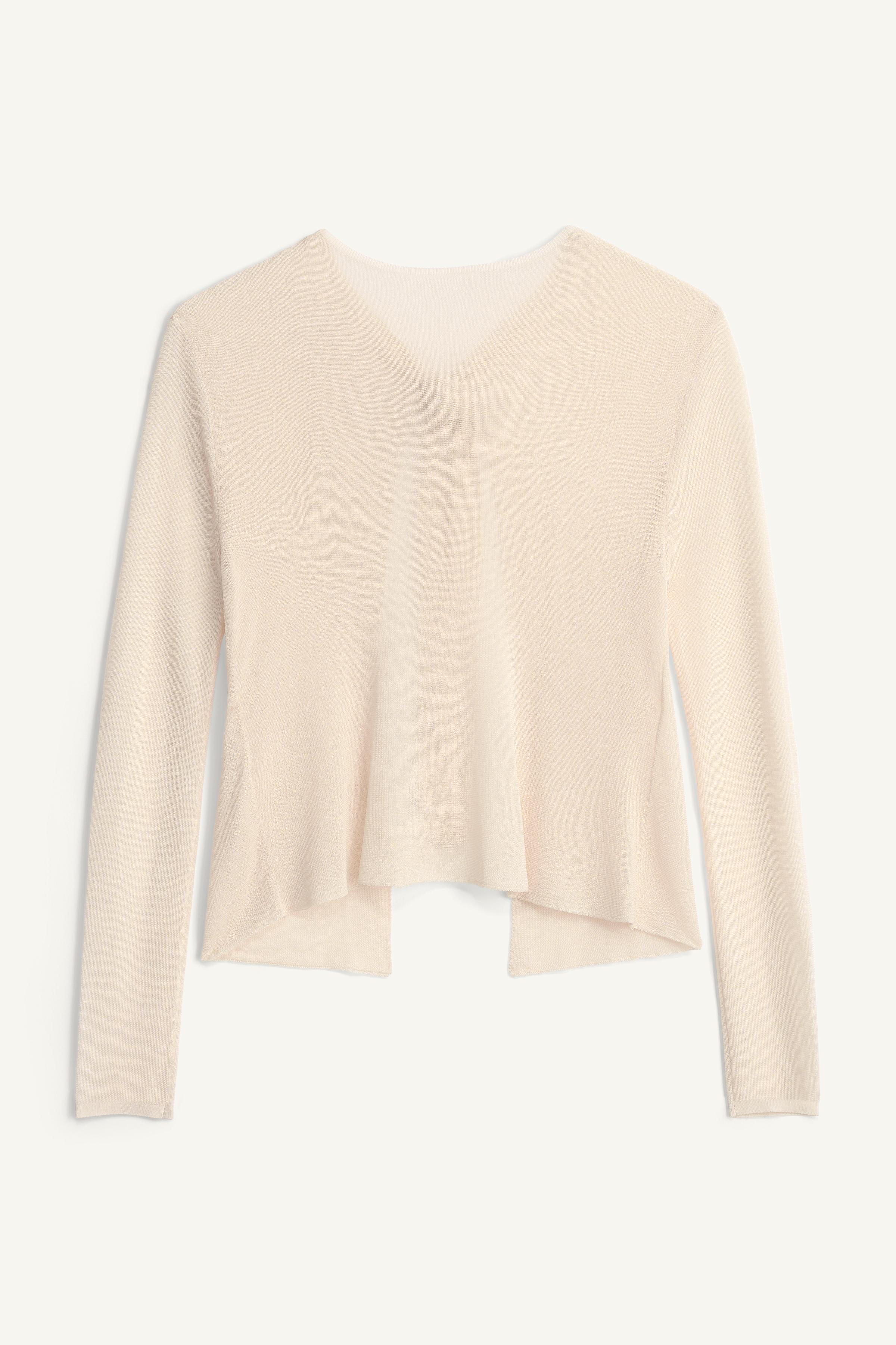 LIMITED EDITION FINE KNIT TIE CARDIGAN
